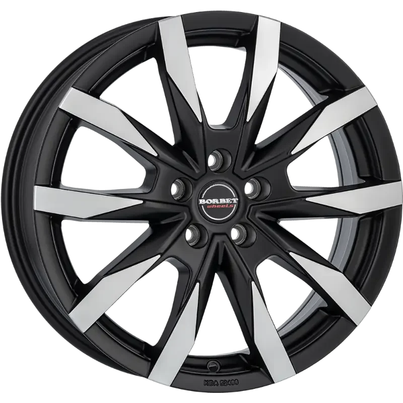 Borbet CW5 black polished 6,00x16 5x118,00 ET68,00