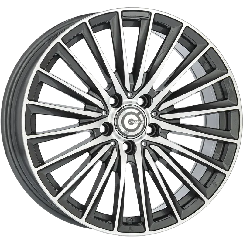 Carbonado Prestige Anthracite Polished 8,00x18 5x112,00 ET45,00