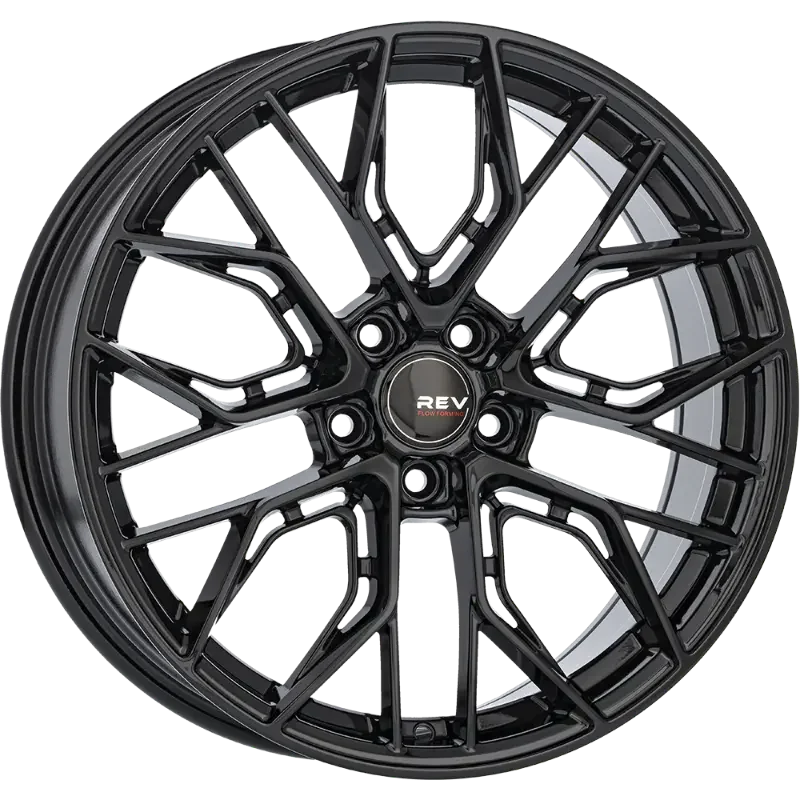 REVATIVO Qube FF Gloss Black 8,00x18 5x112,00 ET35,00