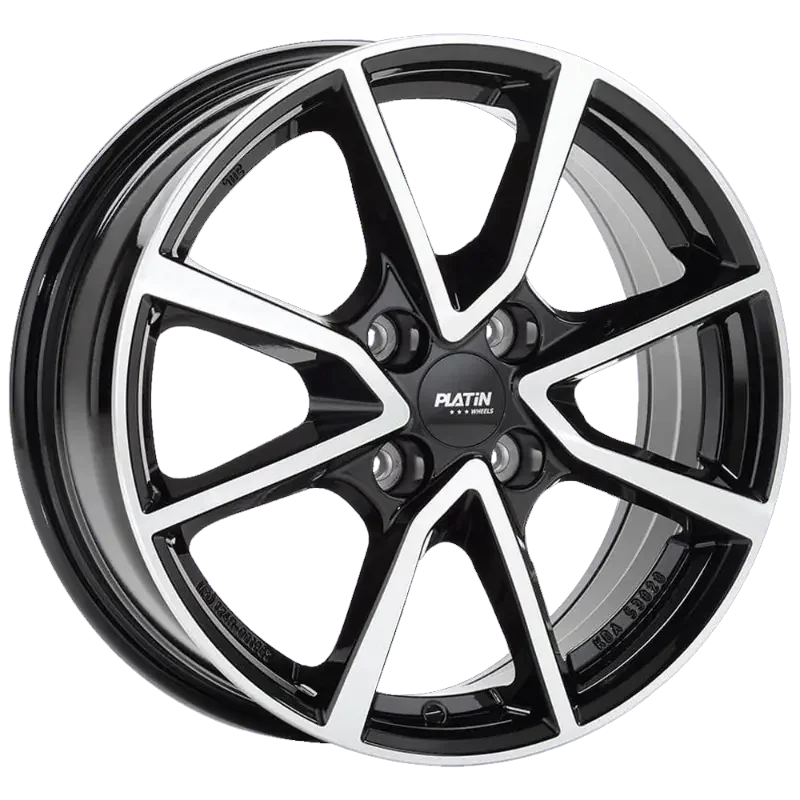 PLATIN Wheels P 95 Black Polished 6,50x16 4x108,00 ET32,00