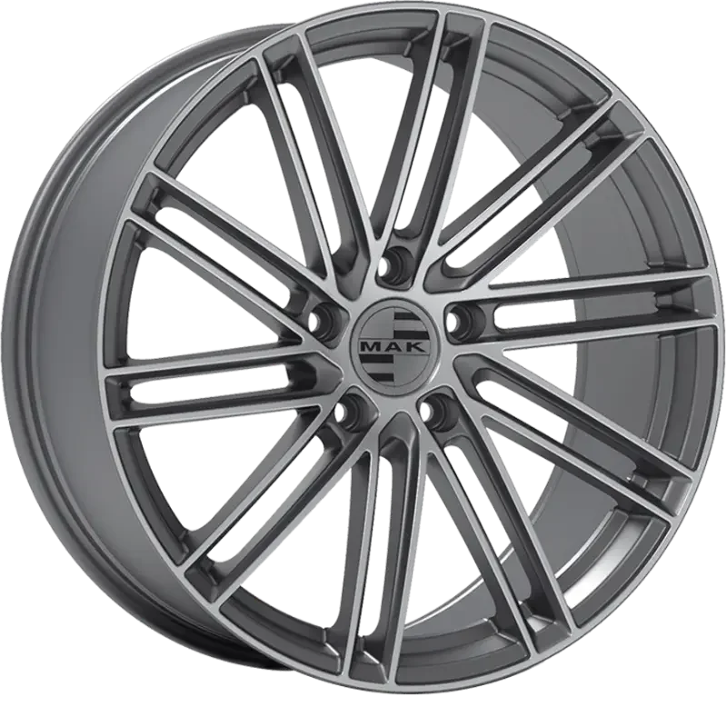 MAK Leipzig Gun Metallic Mirror 11,50x22 5x130,00 ET61,00