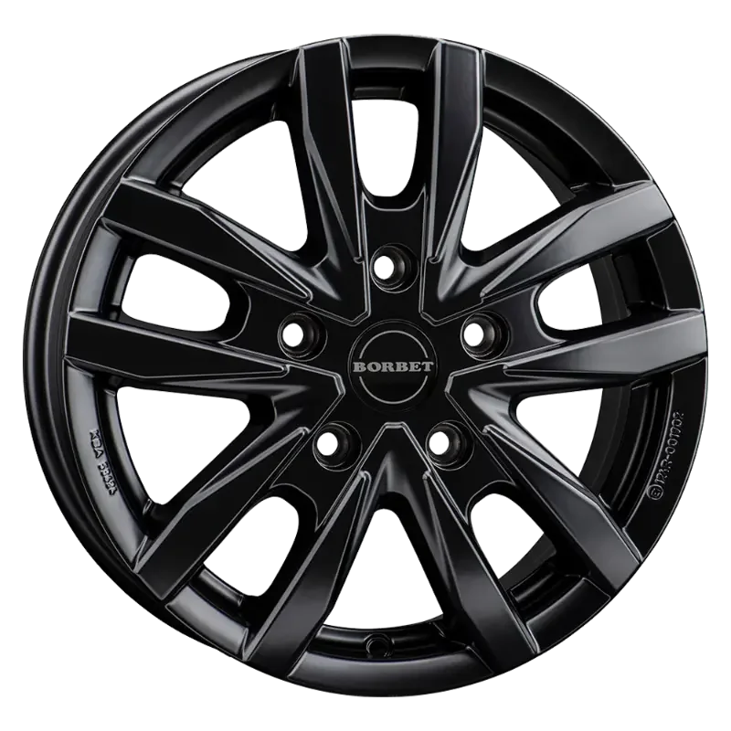Borbet CW5 black matt 6,00x16 5x118,00 ET68,00
