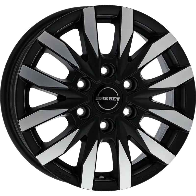 Borbet CW6 black polished 7,50x18 6x114,30 ET45,00