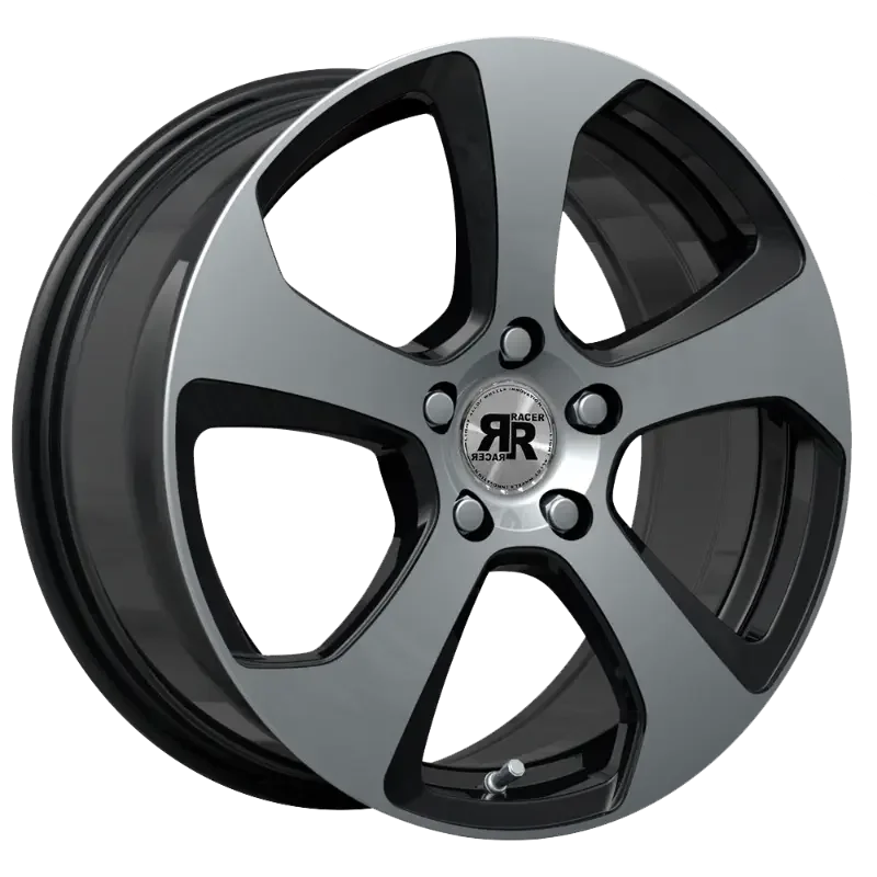 Racer FIVE Black Polished 7,50x17 5x108,00 ET35,00