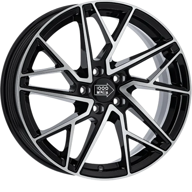 Mille Miglia RX25 Black Polished 7,50x17 5x114,30 ET40,00