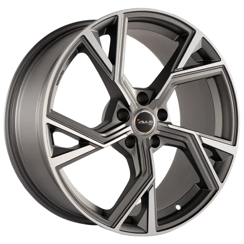 AVUS Racing AF20 - Matt Anthracite Polished 8,50x20 5x112,00 ET20,00