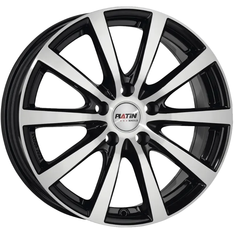 PLATIN Wheels P 69 Black Polished 6,50x16 4x100,00 ET40,00