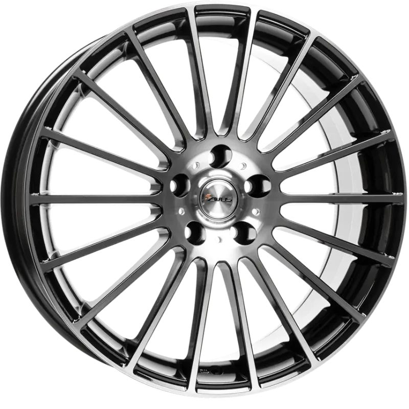 AVUS Racing AC-M03 - Black polished 6,50x16 5x110,00 ET36,00