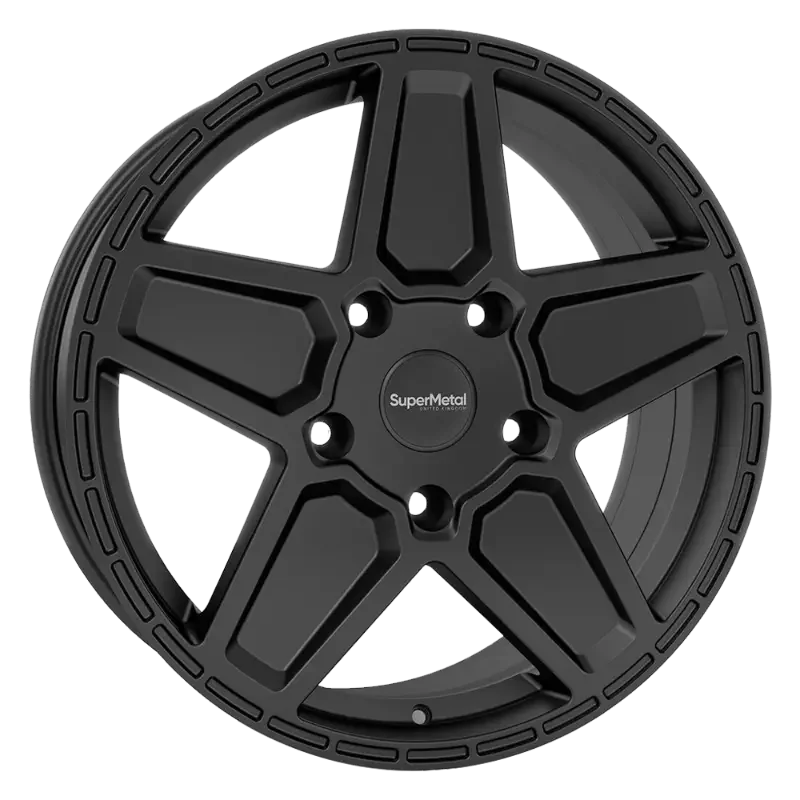 SuperMetal Rocket Black matt 8,00x18 6x120,00 ET45,00