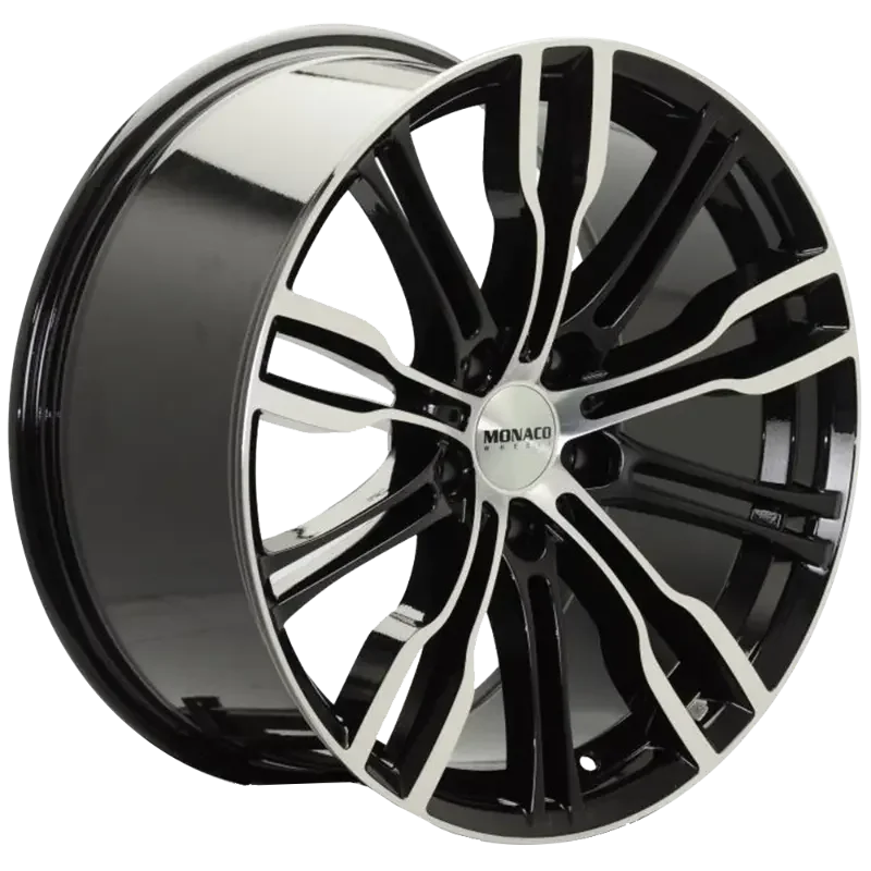MONACO WHEELS Grand Prix 8 Black Polished 8,00x19 5x120,00 ET32,00