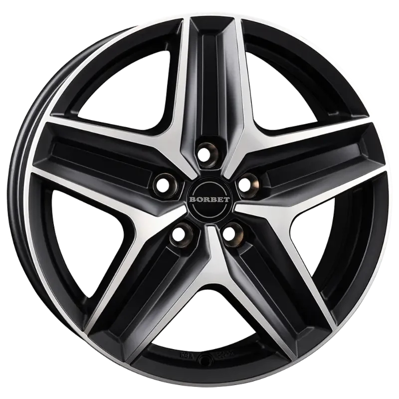 Borbet CWZ black polished matt 7,50x18 5x120,00 ET53,00