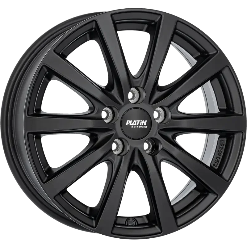 PLATIN Wheels P 69 Matt Black 7,00x17 5x100,00 ET35,00