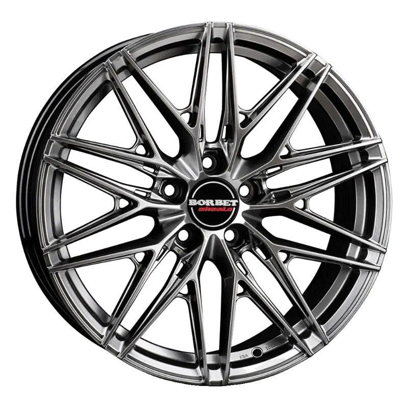 Borbet FB1 hyper black silver 8,00x18 5x112,00 ET40,00