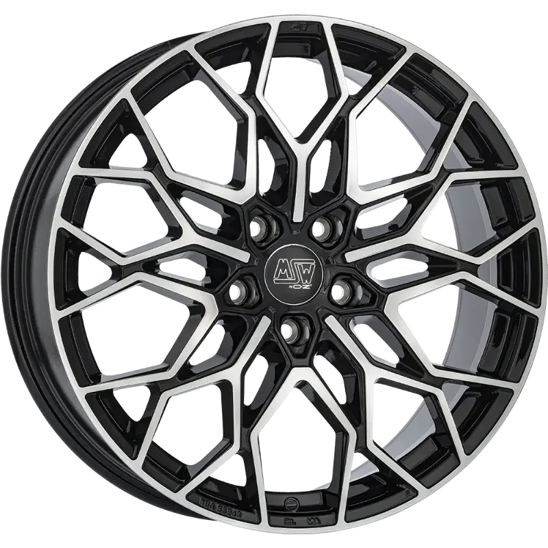 MSW 51 Black Polished 9,50x22 5x112,00 ET41,00