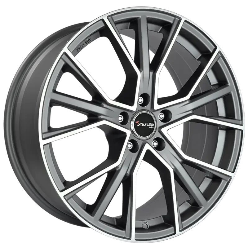 AVUS Racing AF18 - Matt Anthracite Polished 8,50x19 5x112,00 ET40,00
