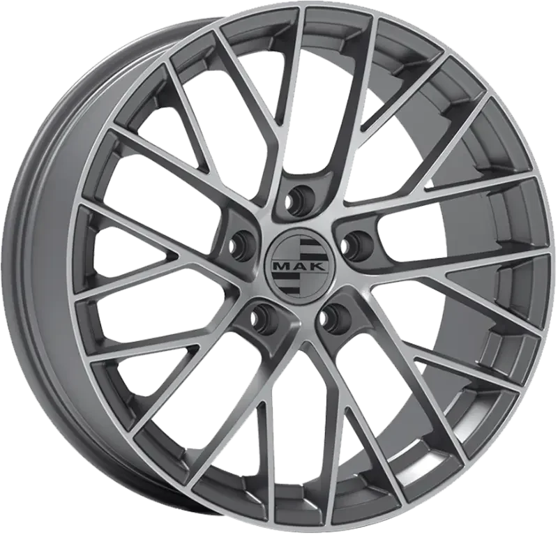 MAK Monaco Gun Metallic Mirror 8,50x19 5x130,00 ET52,00