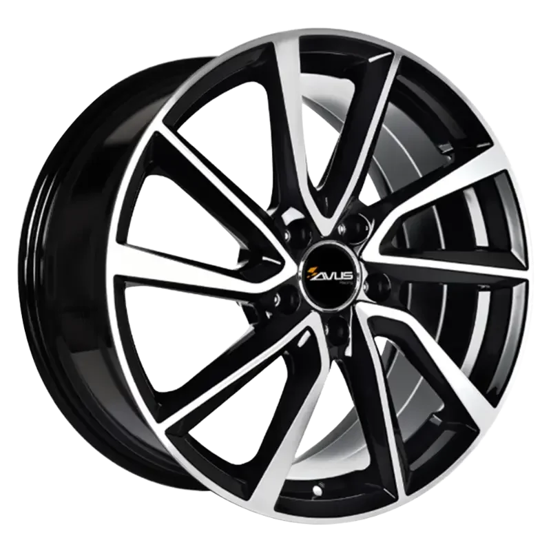 AVUS Racing AC-518RD1 - Black Polished 6,50x16 5x100,00 ET38,00