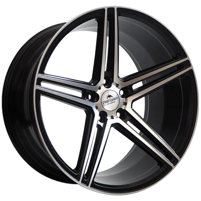 FORZZA Bosan Black Matt Faced Machined 9,50x19 5x112,00 ET35,00