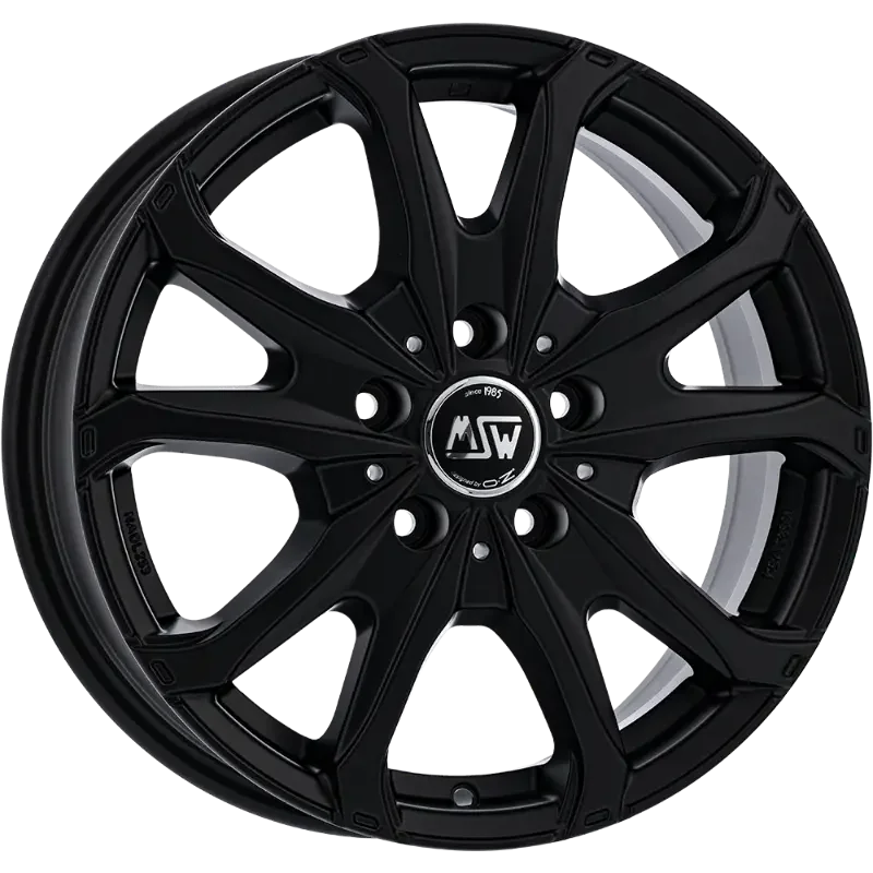 MSW 48 VAN Matt Black 7,50x18 5x118,00 ET53,00