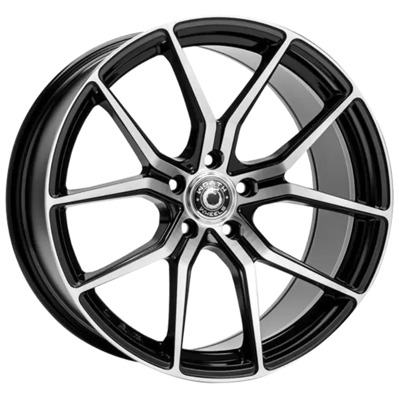 WRATH WHEELS WF-7 Black Polished 8,00x18 5x112,00 ET40,00
