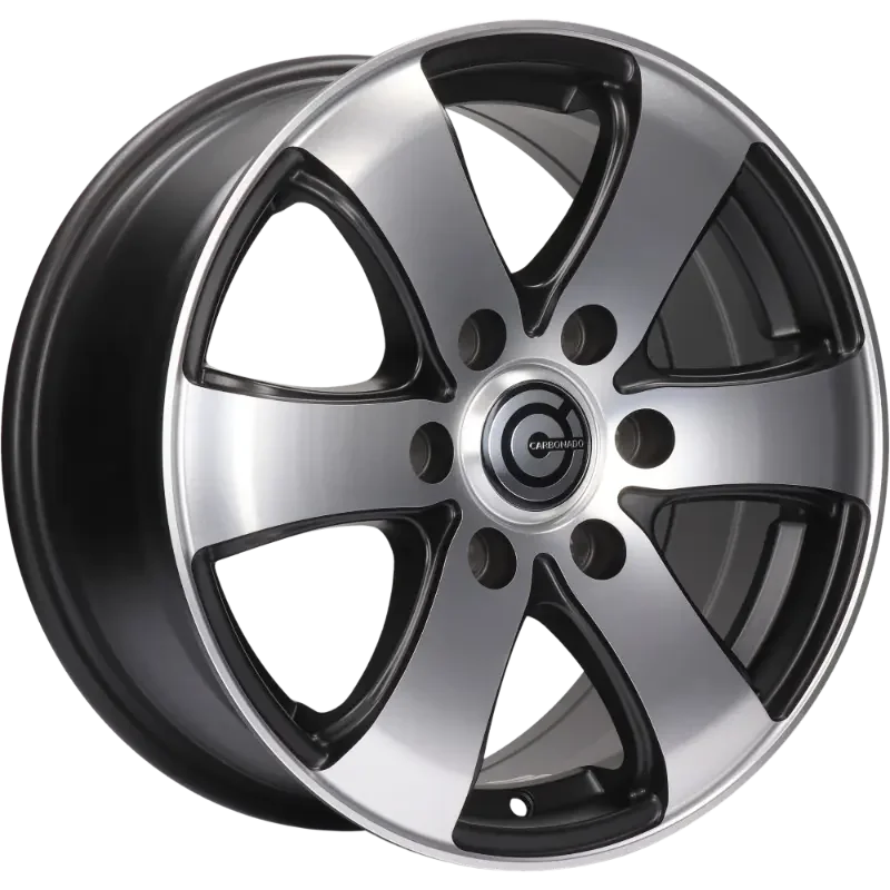 Carbonado Mammuth Matt Black Polished 7,00x16 6x130,00 ET50,00