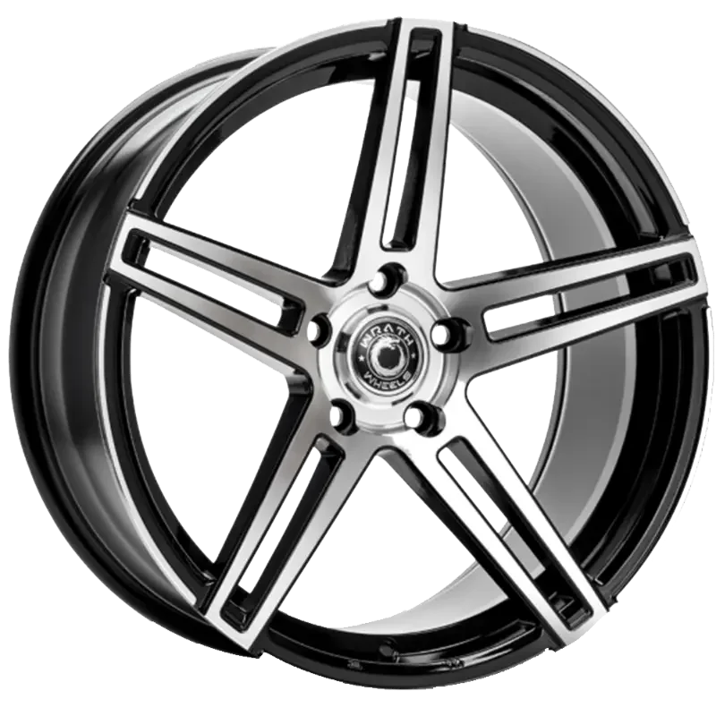 WRATH WHEELS WF-1 Black Polished 8,50x19 5x112,00 ET42,00