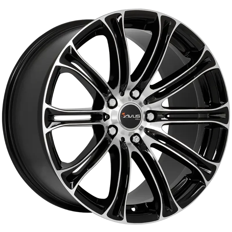 AVUS Racing AC-MB1 - Black Polished 8,00x18 5x120,00 ET34,00