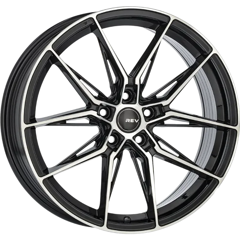 REVATIVO Pulsar Black Polished 7,00x17 5x108,00 ET50,00