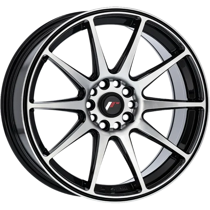 JR Wheels JR11 Black Machined 8,50x18 5x100,00 / 5x108,00 ET35,00