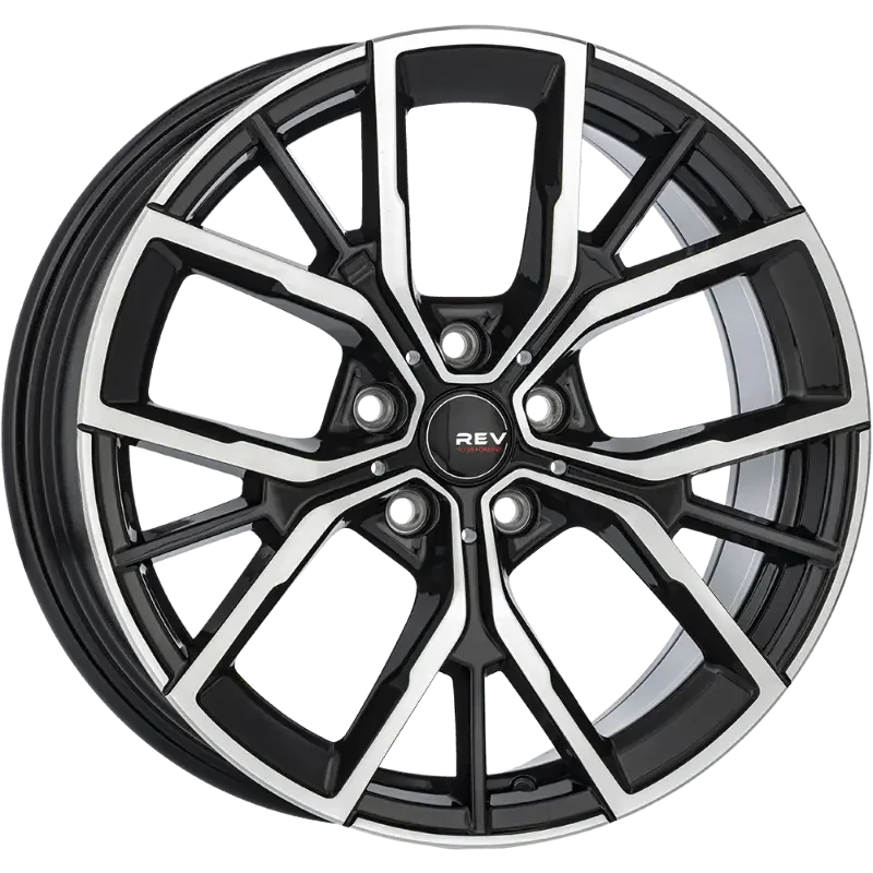 REVATIVO Arcy FF Black Polished 7,00x17 5x108,00 ET50,00