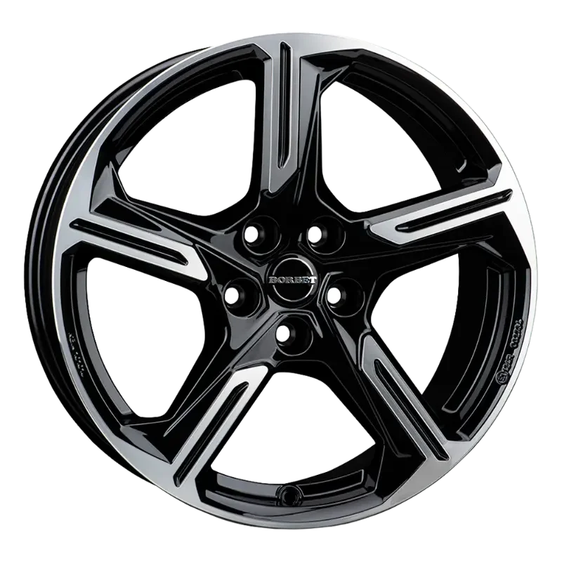 Borbet XE1 black polished 7,50x18 5x112,00 ET23,00