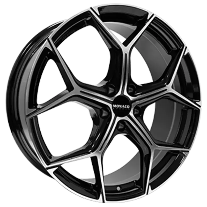MONACO WHEELS Grand Prix 16 Black Polished 8,00x18 5x114,30 ET40,00