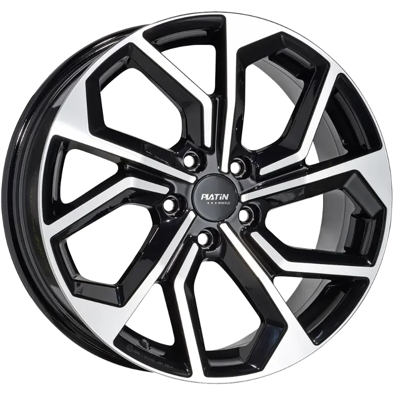 PLATIN Wheels P 97 Black Polished 7,00x18 5x112,00 ET45,00