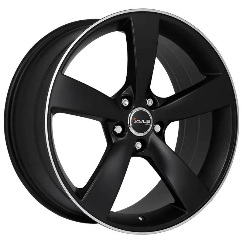 AVUS Racing AF10 - Matt Black Polished 10,00x20 5x112,00 ET19,00