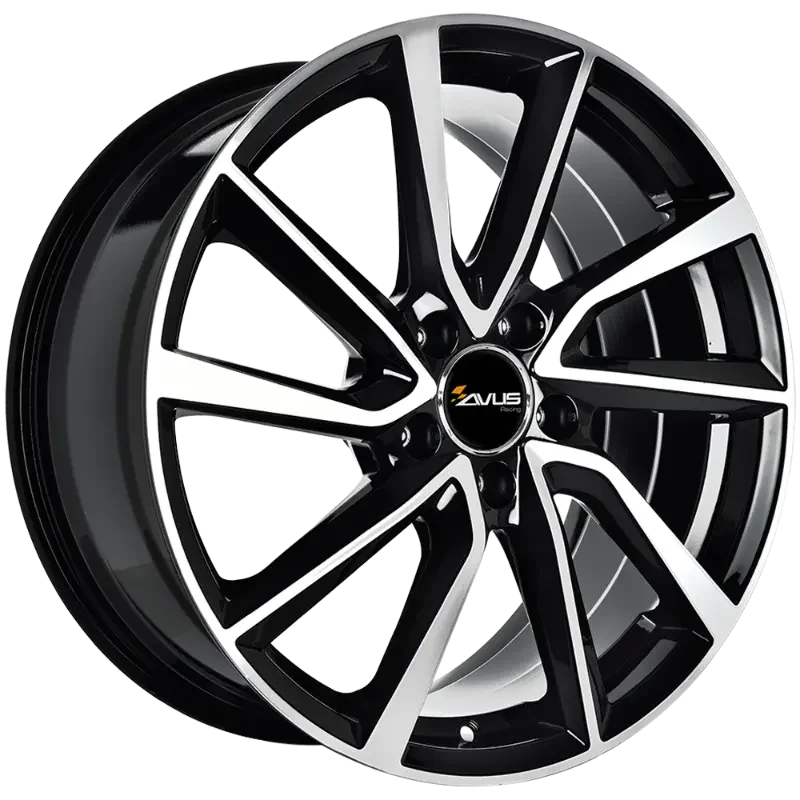AVUS Racing AC-518 - Black Polished 6,00x15 4x108,00 ET38,00