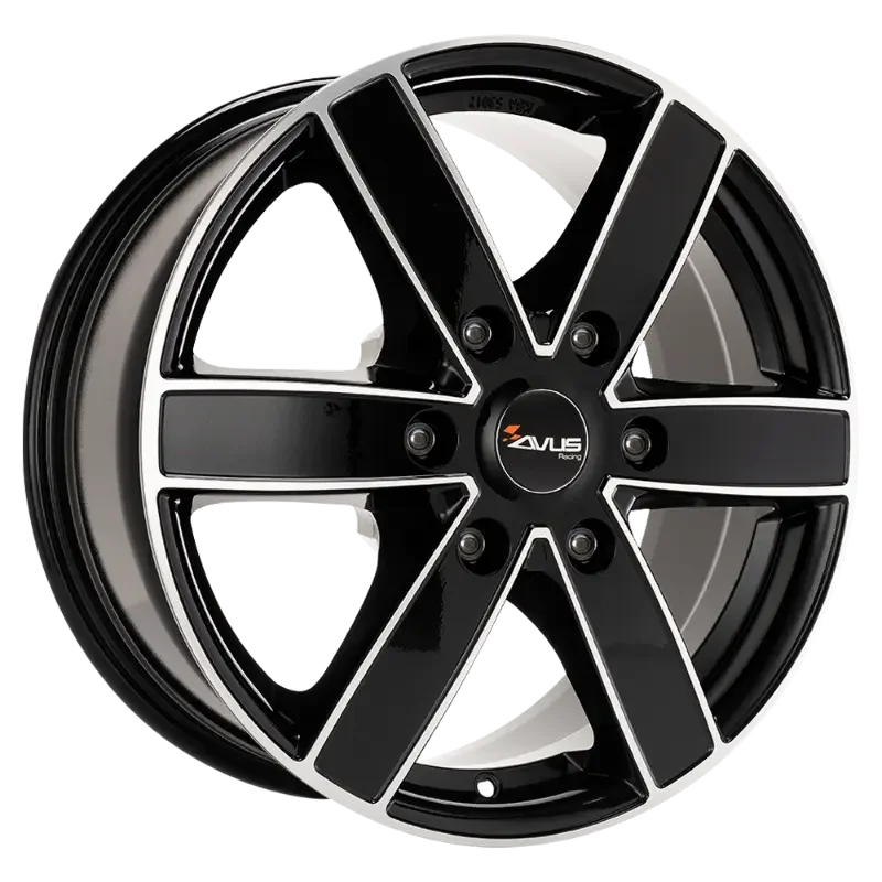 AVUS Racing AC-V61 - Black Polished 8,00x18 6x114,30 ET45,00