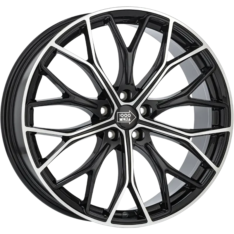 Mille Miglia MM1003 Black Polished 8,00x18 5x114,30 ET45,00