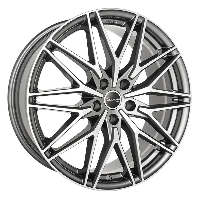 AVUS Racing AC-MB6 - Anthracite Polished 8,00x19 5x112,00 ET50,00