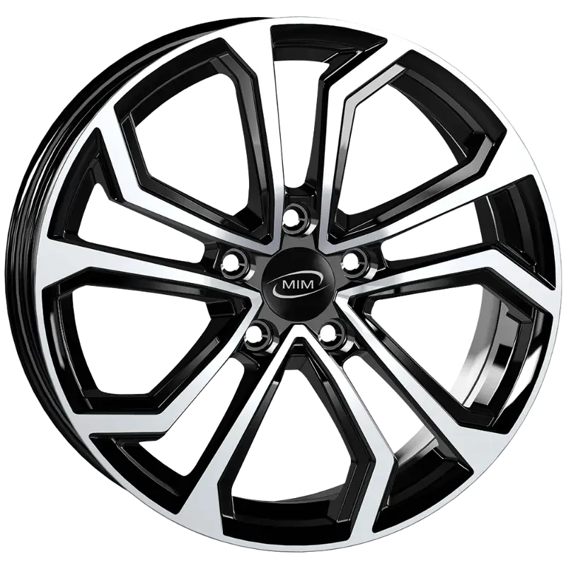 MIM ESIS Black Polished 8,00x19 5x108,00 ET45,00